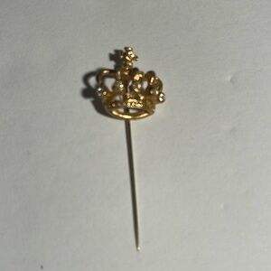 Vintage Crown Lapel Pin